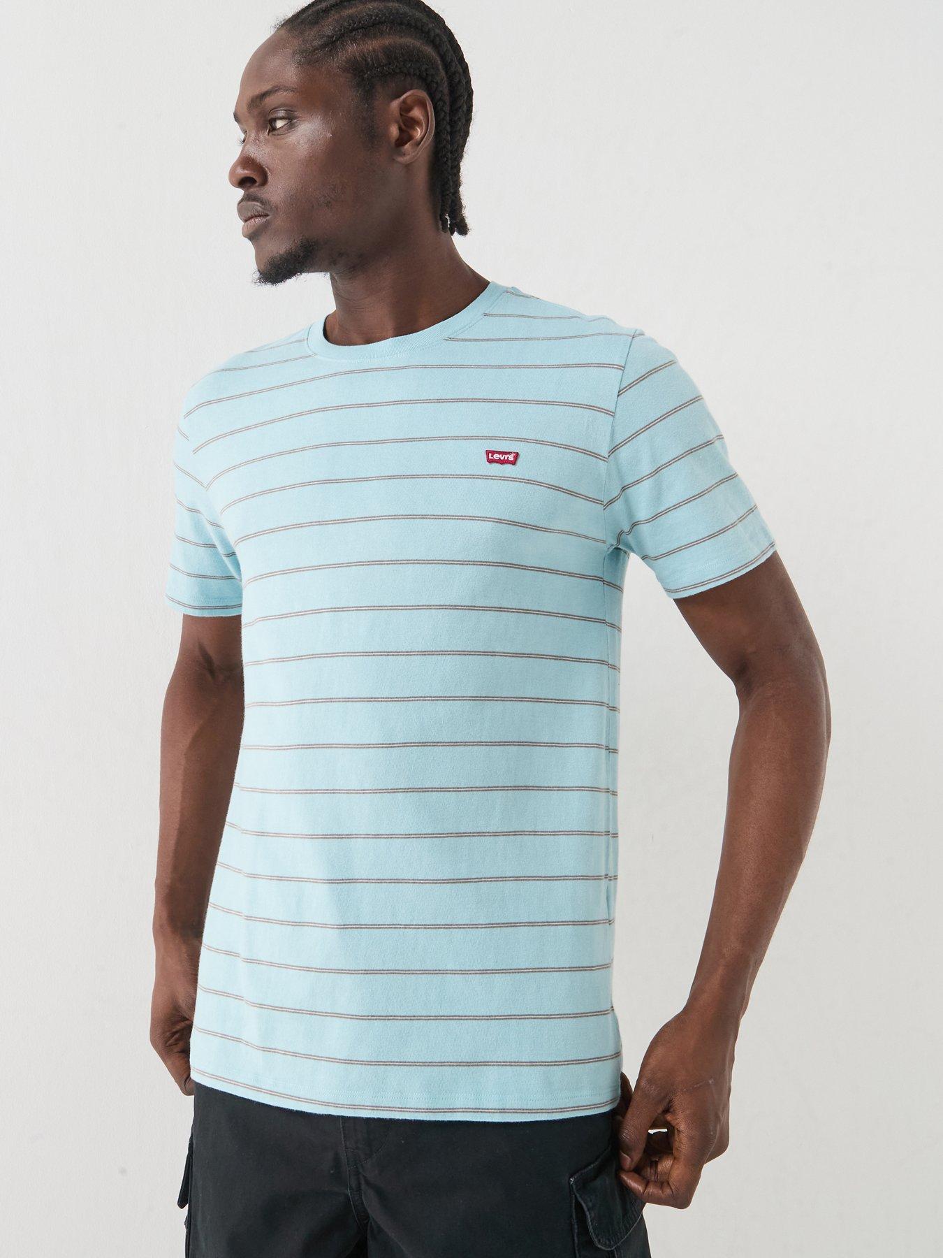 Levi's Original Housemark Stripe T-Shirt - Blue