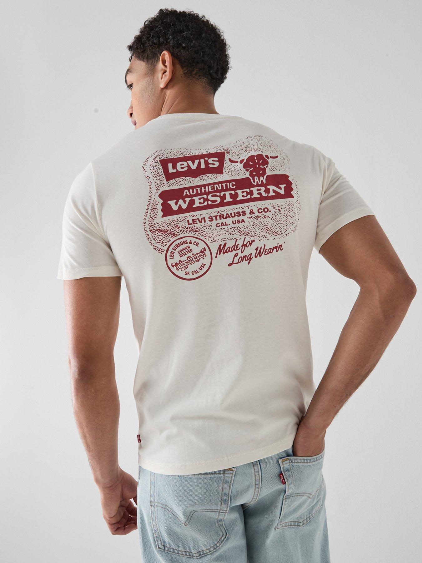 Levi's Western Back Graphic T-Shirt - White