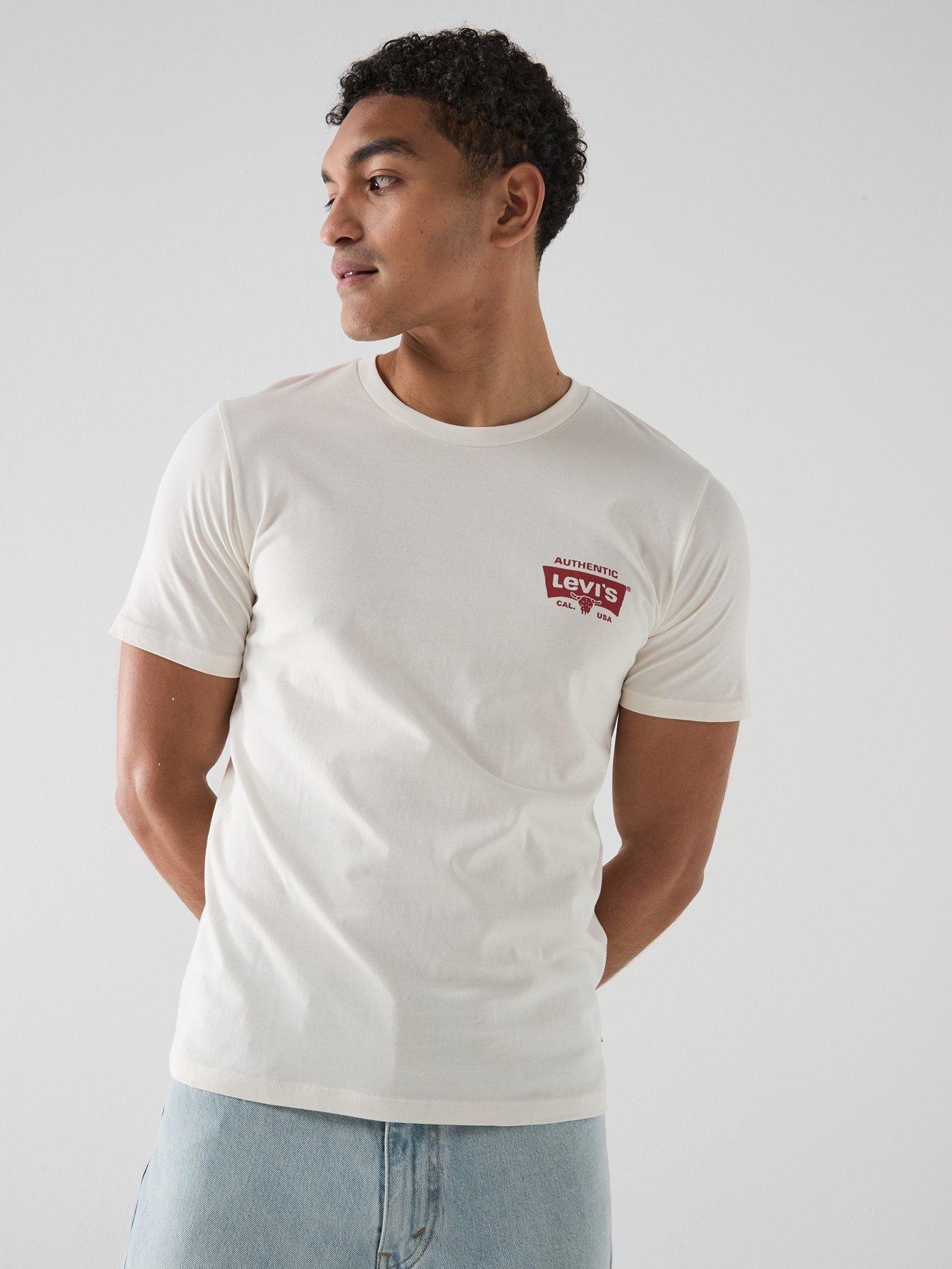 Image 1 of 4 of Levi's Western Back Graphic T-Shirt - White