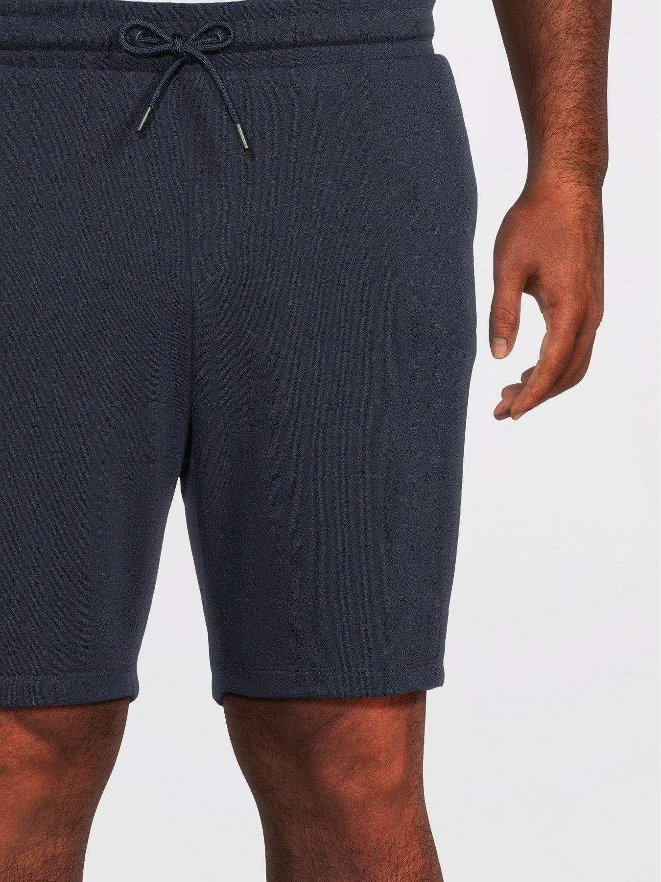 Image 4 of 5 of Jack & Jones Plus Gordon Bradley Sweat Shorts - Navy
