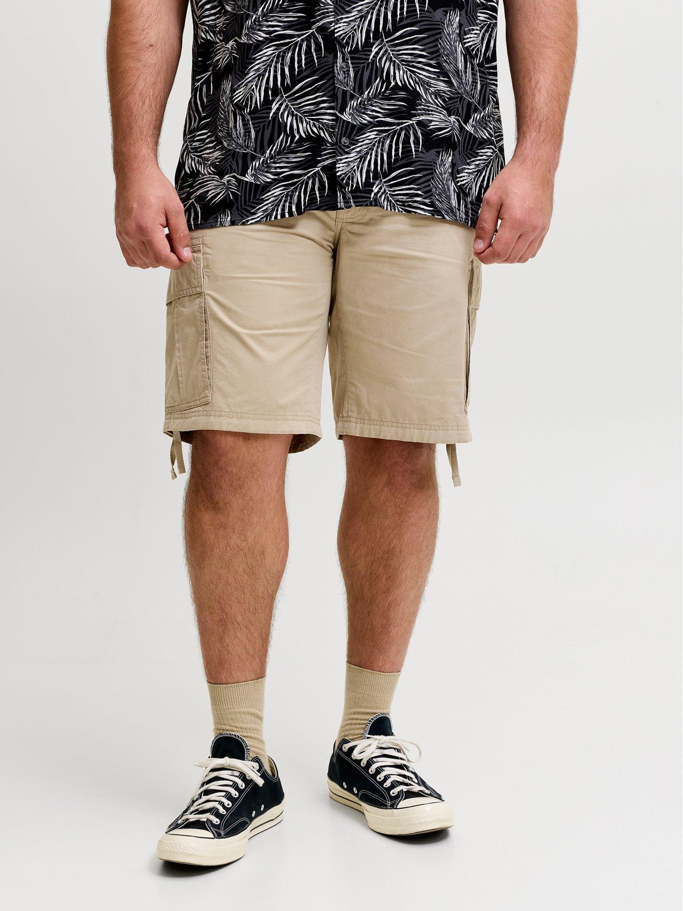 Jack & Jones Plus Cole Frank Cargo Shorts - Beige