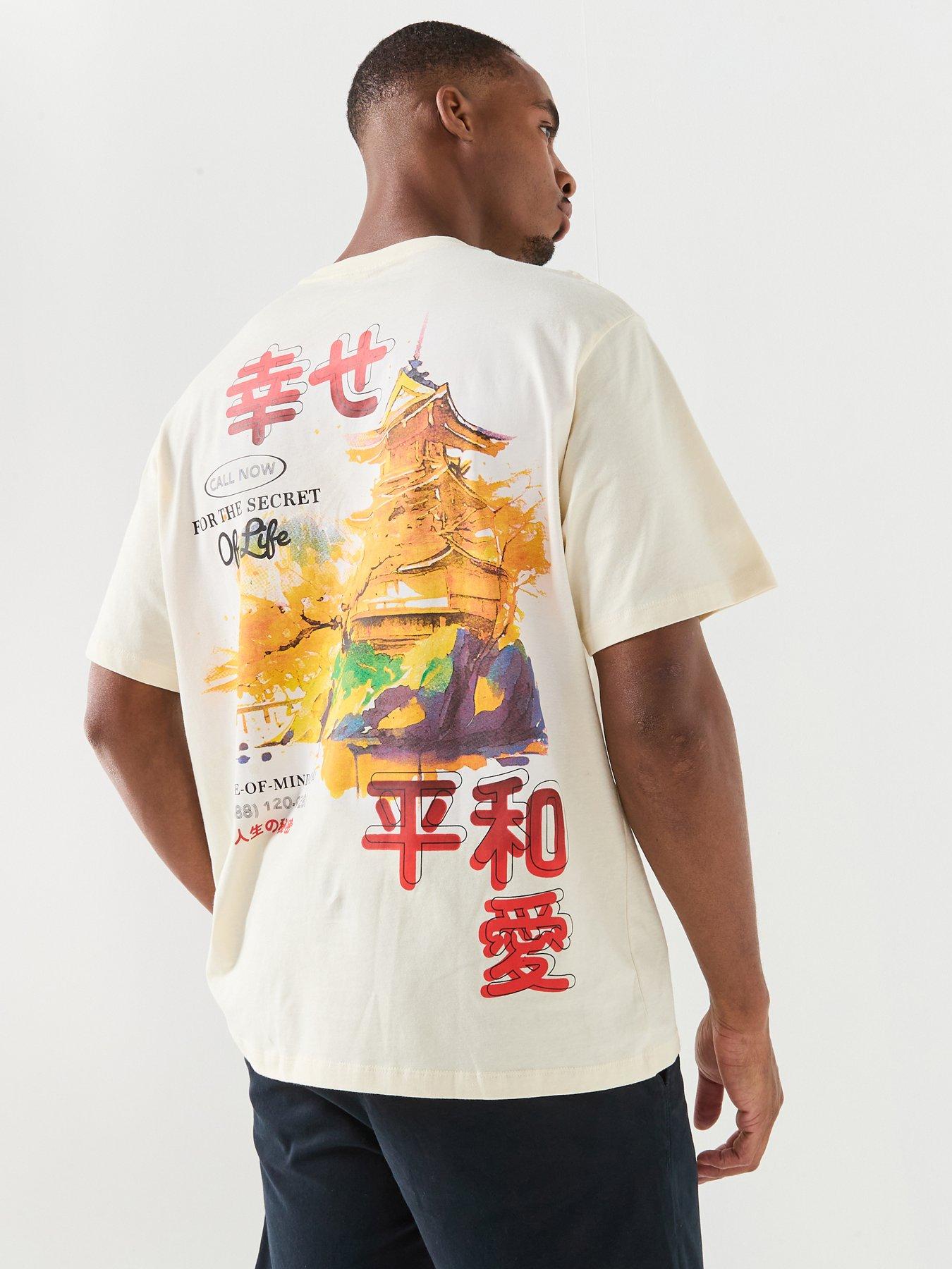 Image 2 of 6 of Jack & Jones Japan Short Sleeve T-Shirt 3Pk - White