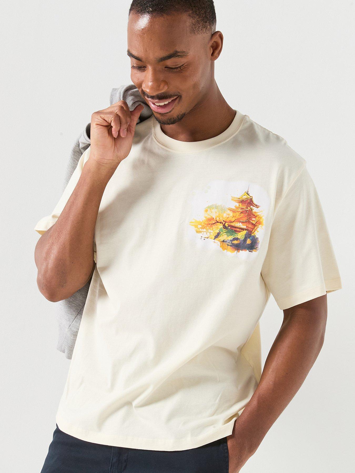 Image 4 of 6 of Jack & Jones Japan Short Sleeve T-Shirt 3Pk - White