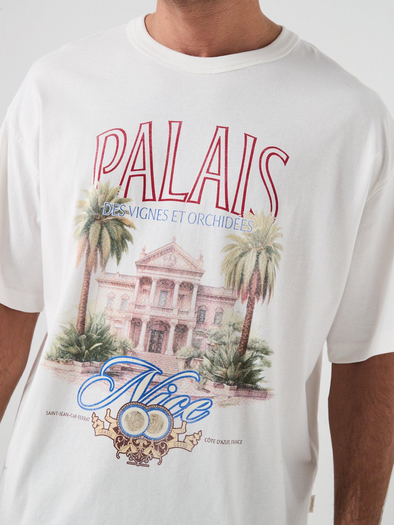 Image 4 of 5 of Jack & Jones Photo T-Shirt - White