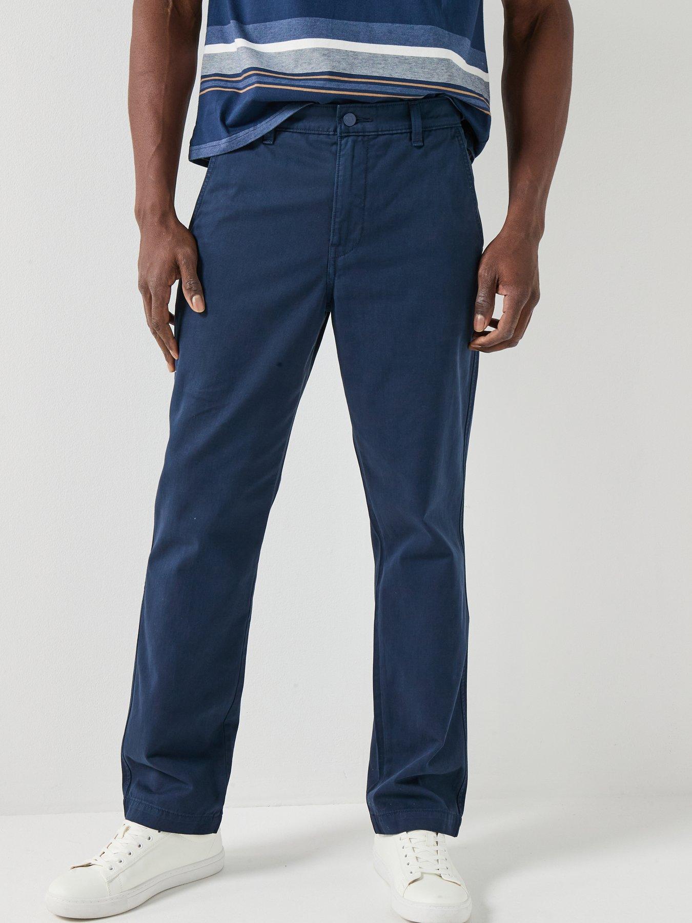 Image 1 of 4 of Levi's Xx Authentic Relaxed Fit Chinos - Navy