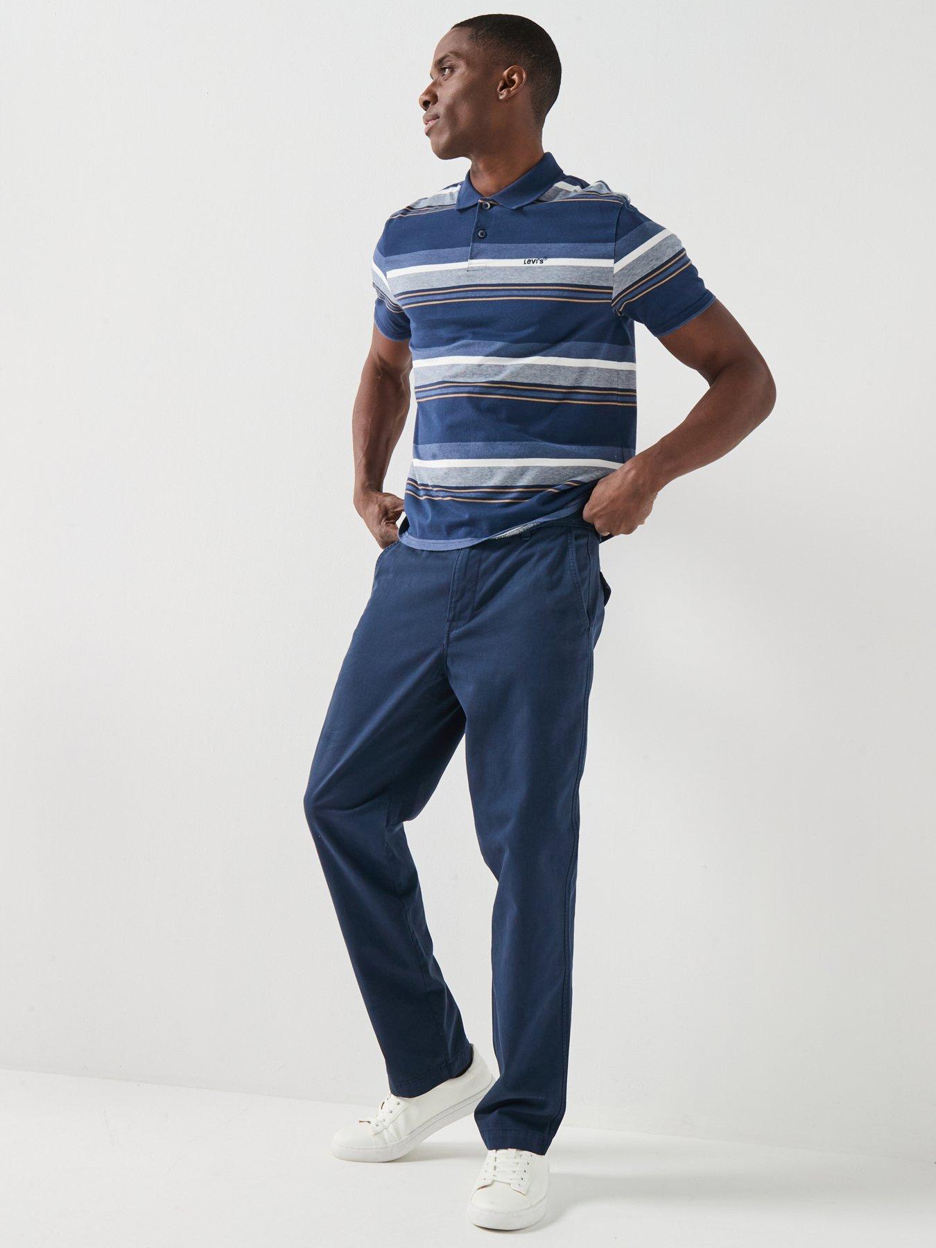 Image 4 of 4 of Levi's Xx Authentic Relaxed Fit Chinos - Navy