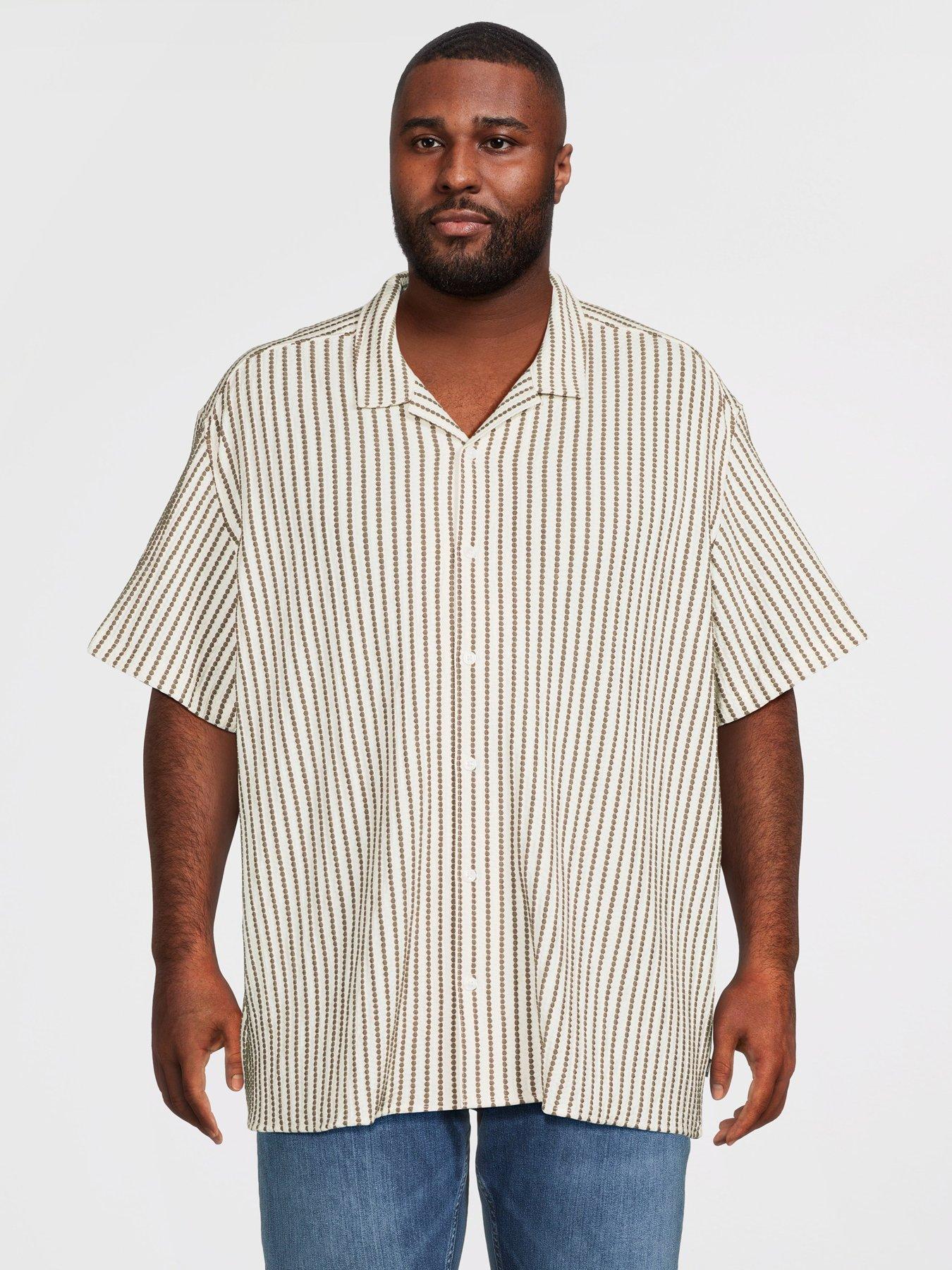 Jack & Jones Plus Jersey Short Sleeve Shirt - Morel
