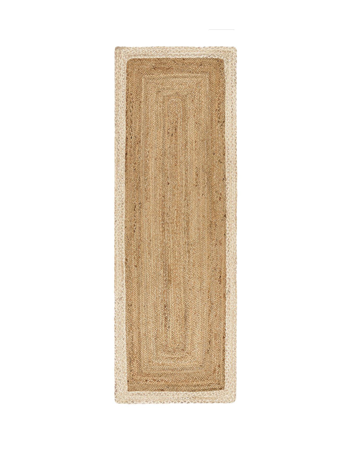 Image 2 of 4 of The Very Collection Jute Border 67x200cm Runner - Beige