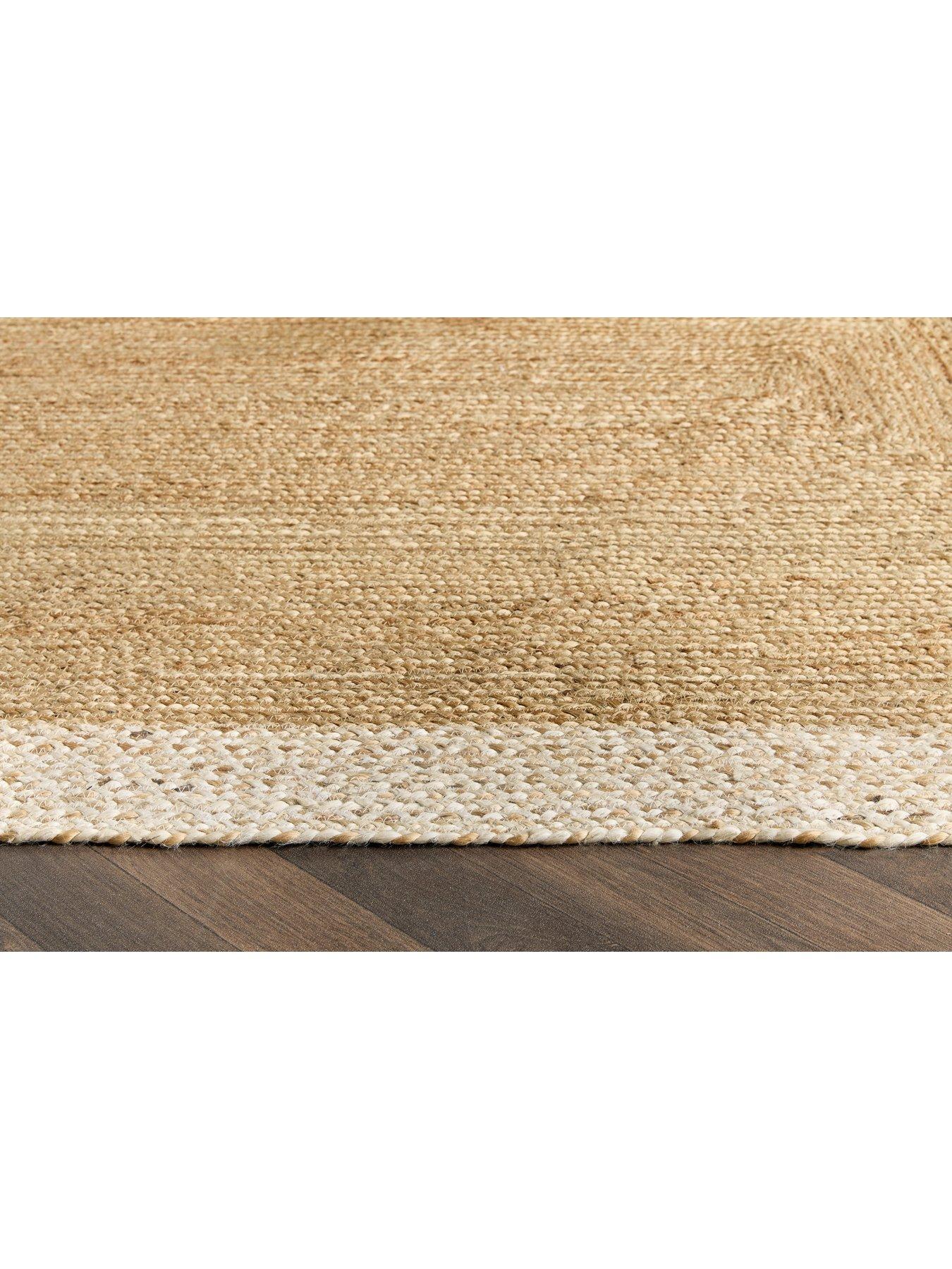 Image 4 of 4 of The Very Collection Jute Border 67x200cm Runner - Beige