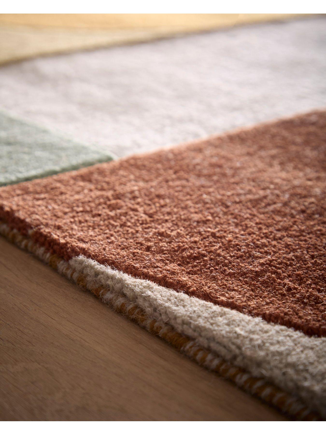 Image 4 of 5 of The Very Collection Retro Deco Rug - Tan