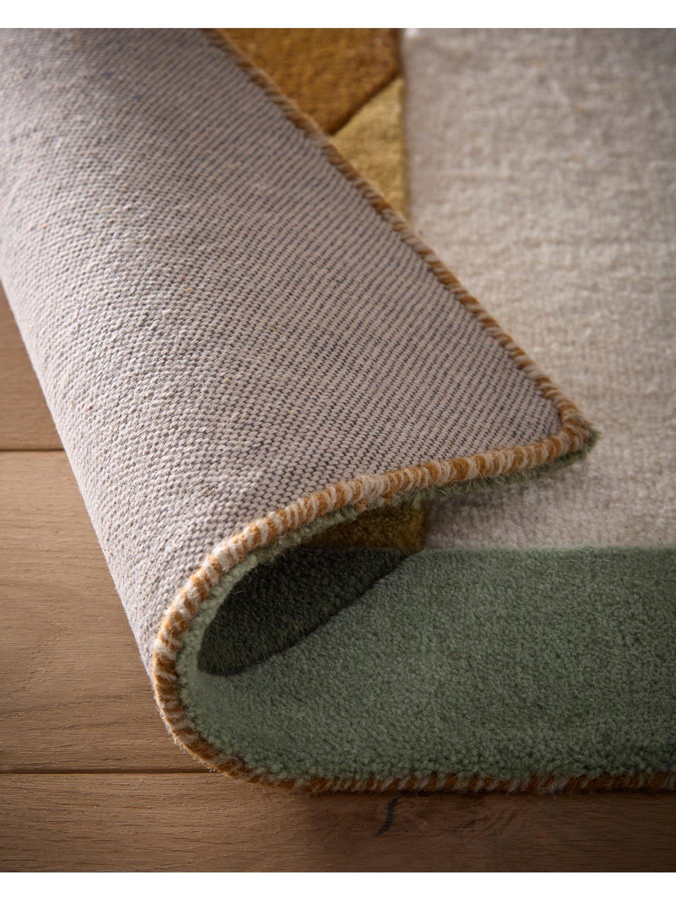 Image 5 of 5 of The Very Collection Retro Deco Rug - Tan