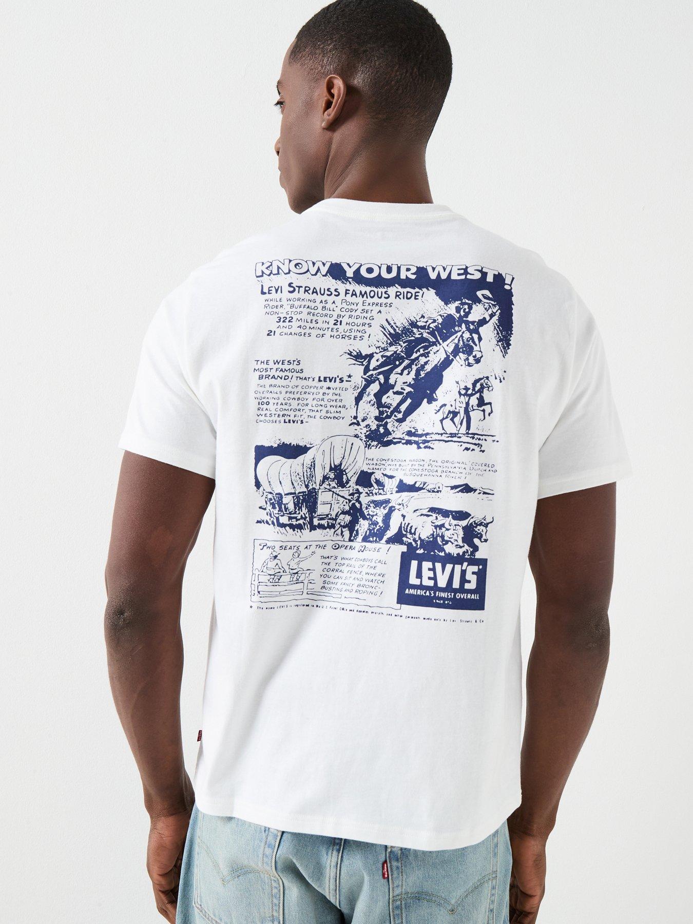 Levi's Western Back Graphic Relaxed Fit T-Shirt - White