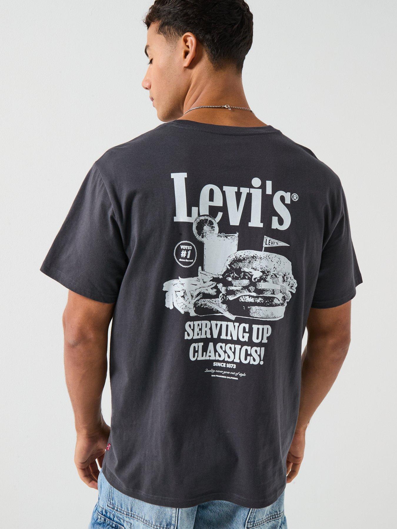 Image 2 of 6 of Levi's Levi's Serving Up Classics Back Graphic Relaxed Fit T-shirt