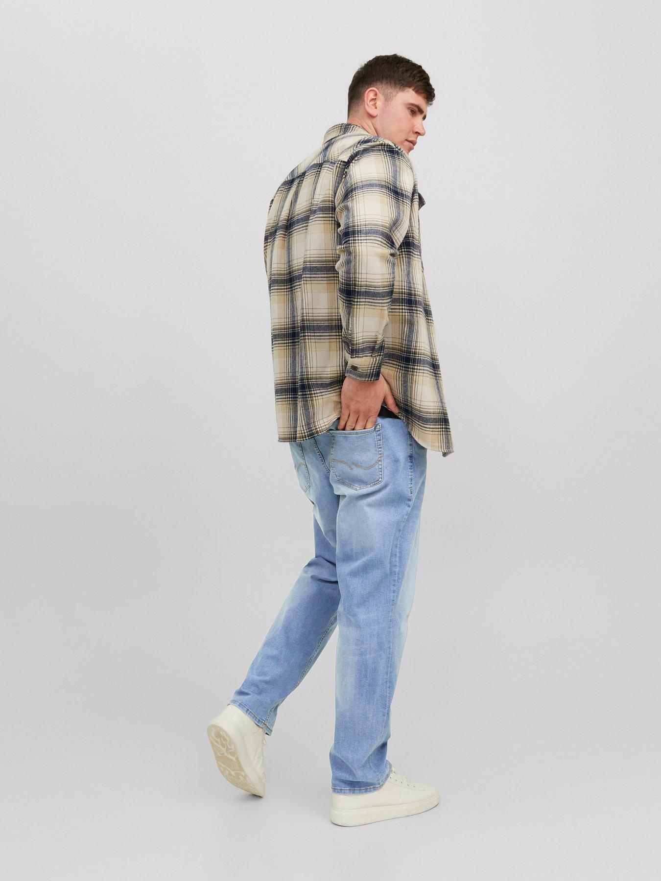 jack-jones-plus-mike-original-tapered-fit-jeans-bluestillFront