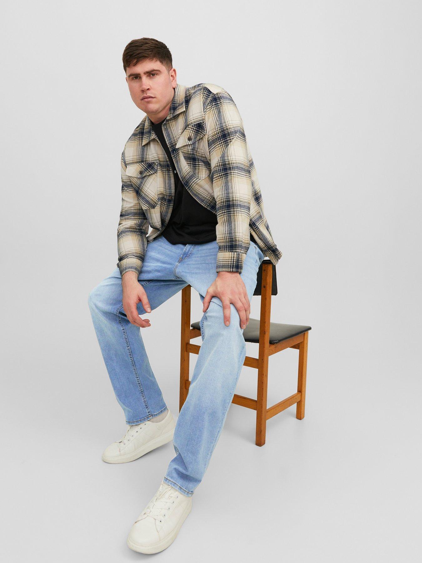 jack-jones-plus-mike-original-tapered-fit-jeans-blueoutfit