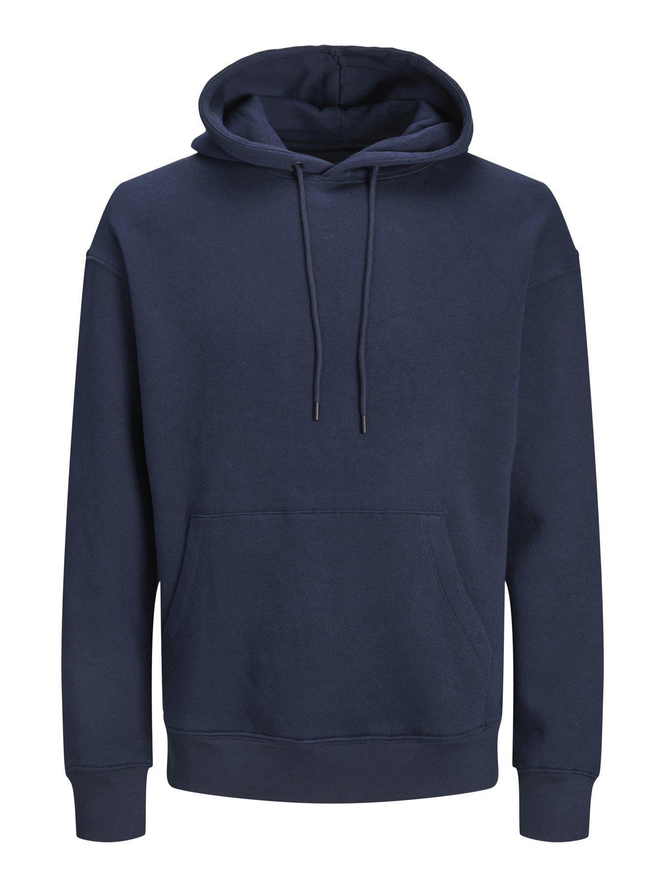 Image 7 of 7 of Jack & Jones Plus Bradley Hoodie - Navy