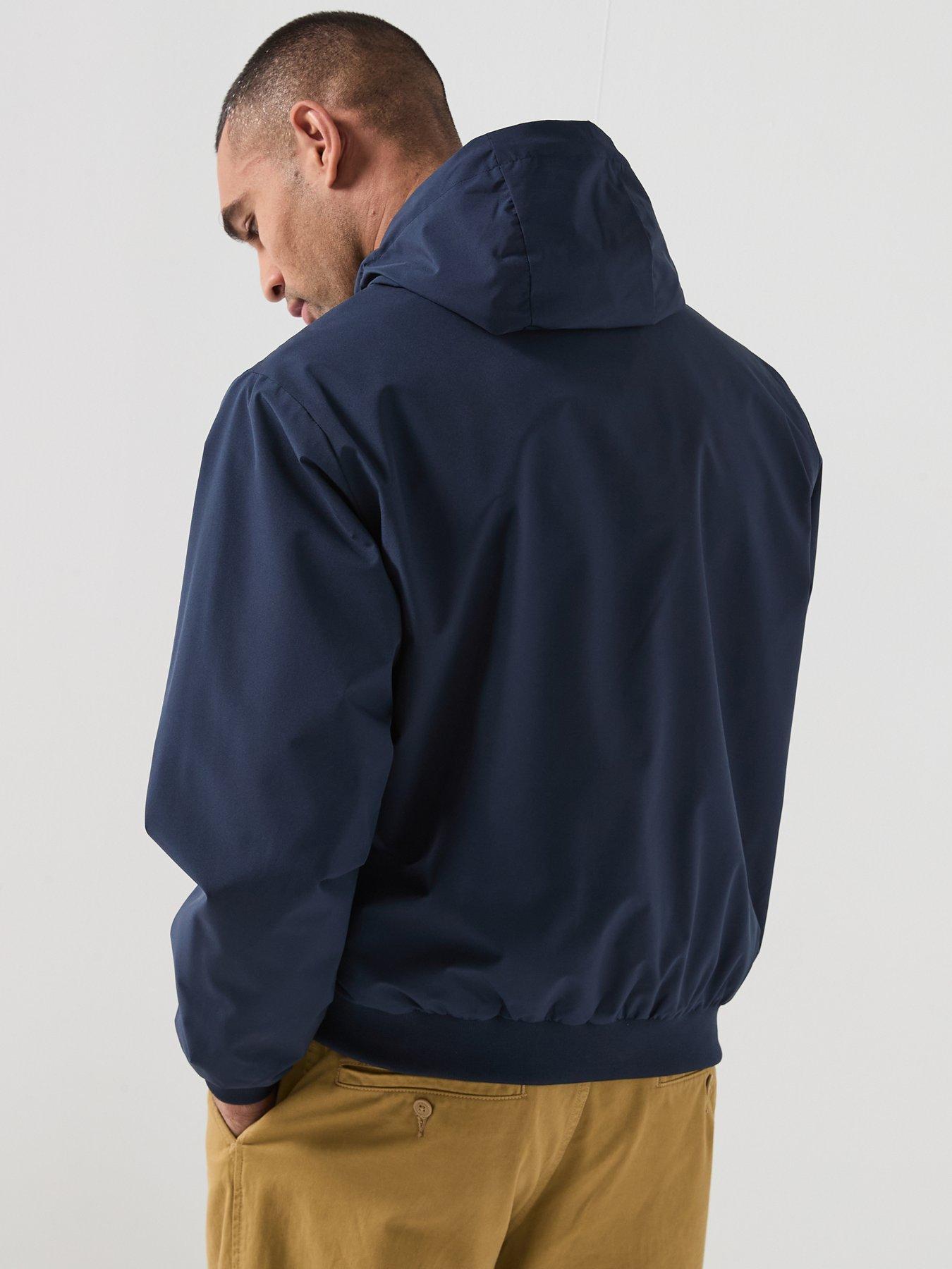 Image 2 of 5 of Jack & Jones Charge Lightweight Hooded Jacket - Navy