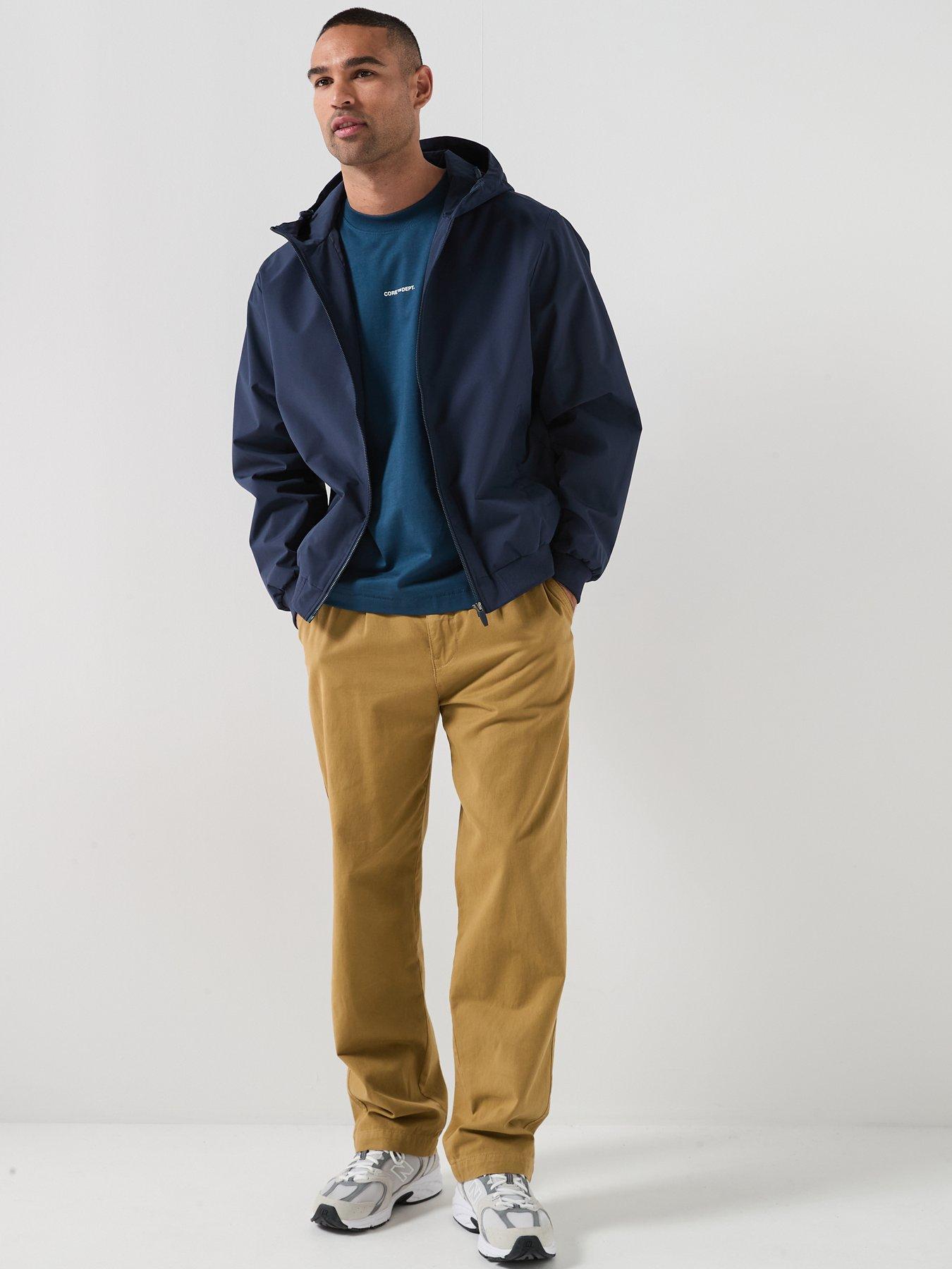 Image 3 of 5 of Jack & Jones Charge Lightweight Hooded Jacket - Navy
