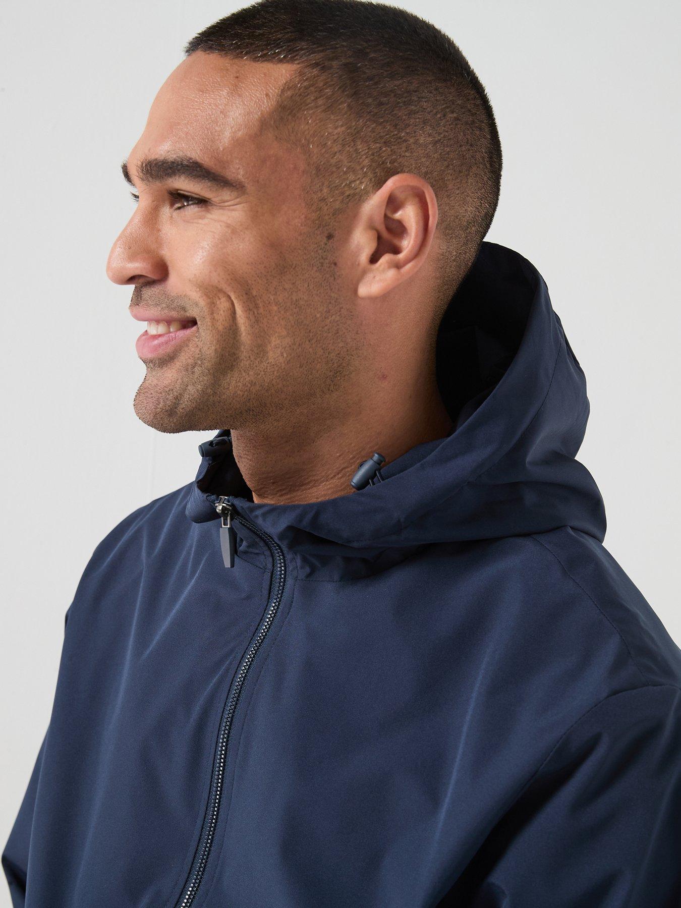 Image 4 of 5 of Jack & Jones Charge Lightweight Hooded Jacket - Navy