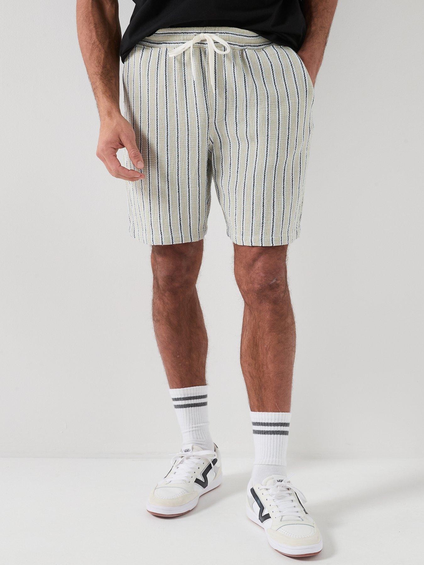 jack-jones-jaiden-coba-stripe-jogger-shorts-teafront