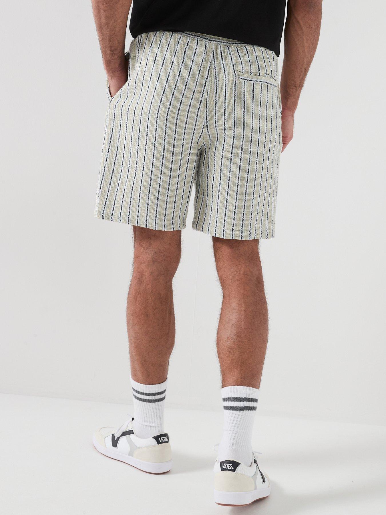 jack-jones-jaiden-coba-stripe-jogger-shorts-teastillFront