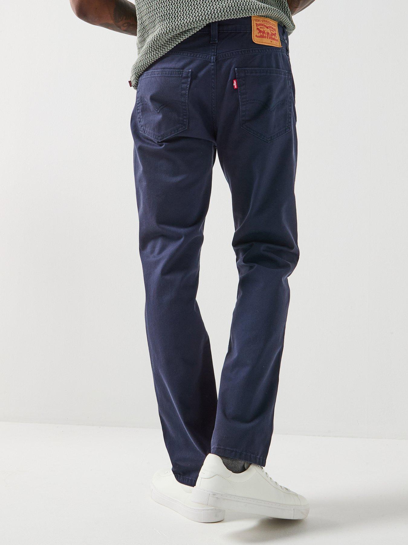 Image 2 of 5 of Levi's 511 Slim 5 Pocket Non Denim Trouser - Navy
