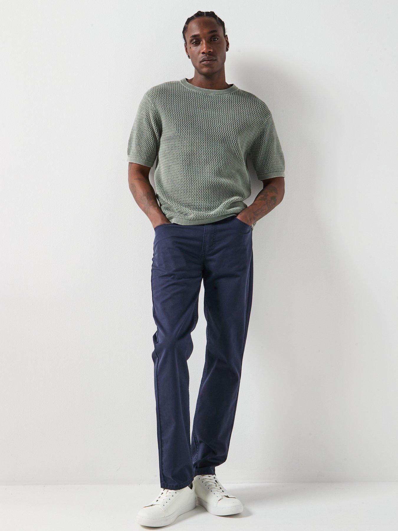 Image 3 of 5 of Levi's 511 Slim 5 Pocket Non Denim Trouser - Navy