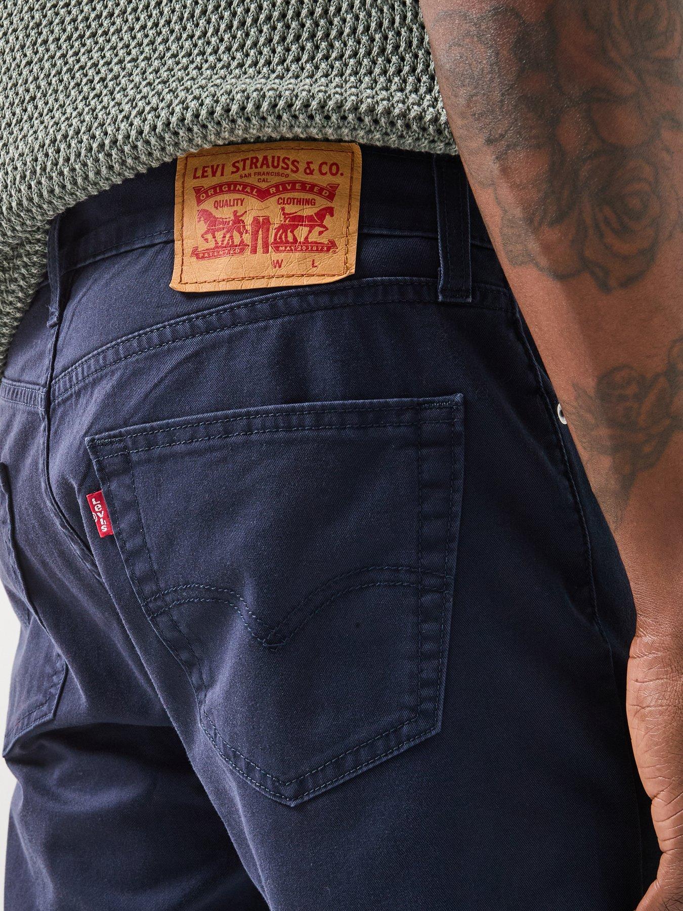 Image 4 of 5 of Levi's 511 Slim 5 Pocket Non Denim Trouser - Navy