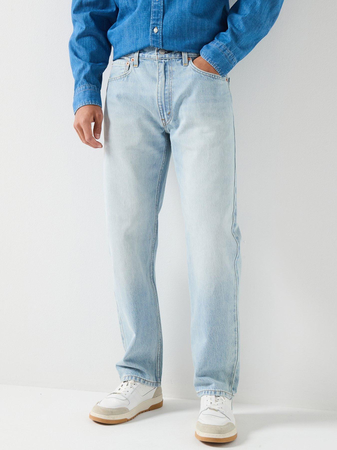 Image 1 of 5 of Levi's 555 Relaxed Straight Fit Jeans - Making My Way Blue