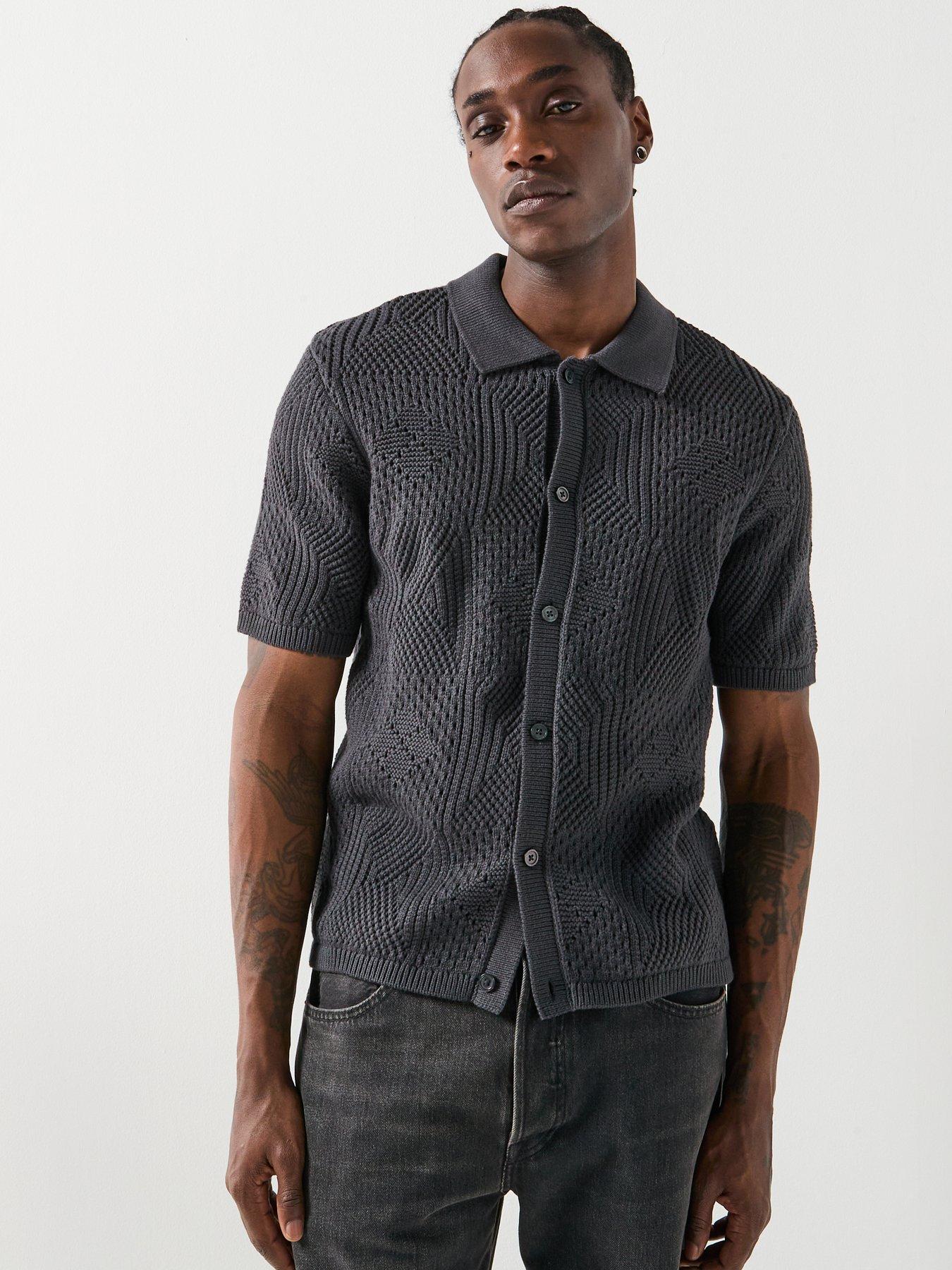 Levi's Knitted Camp Shirt - Black