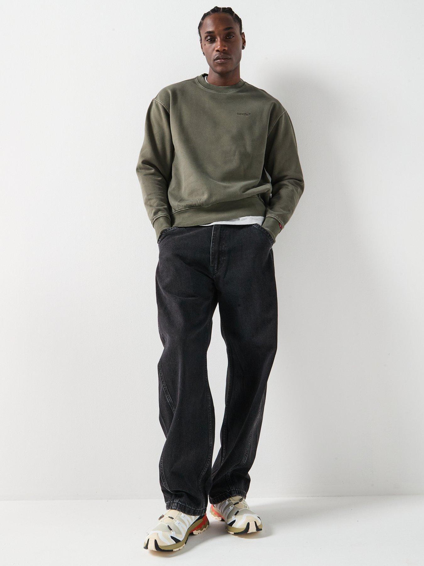 Image 3 of 6 of Levi's Baggy Barrel Fit Forget Me Not Jeans - Black