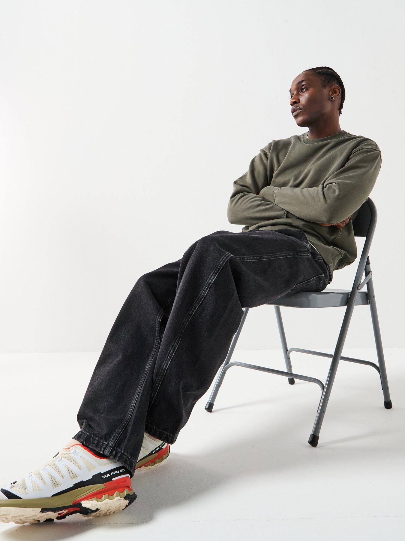 Image 4 of 6 of Levi's Baggy Barrel Fit Forget Me Not Jeans - Black