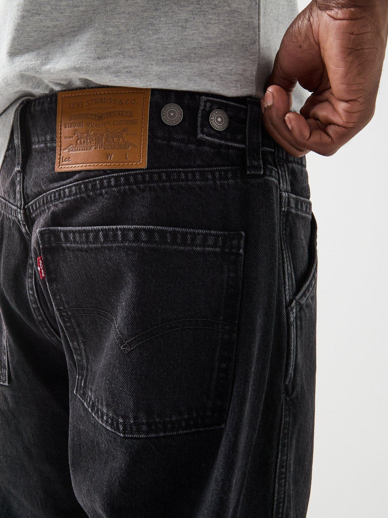 Image 5 of 6 of Levi's Baggy Barrel Fit Forget Me Not Jeans - Black