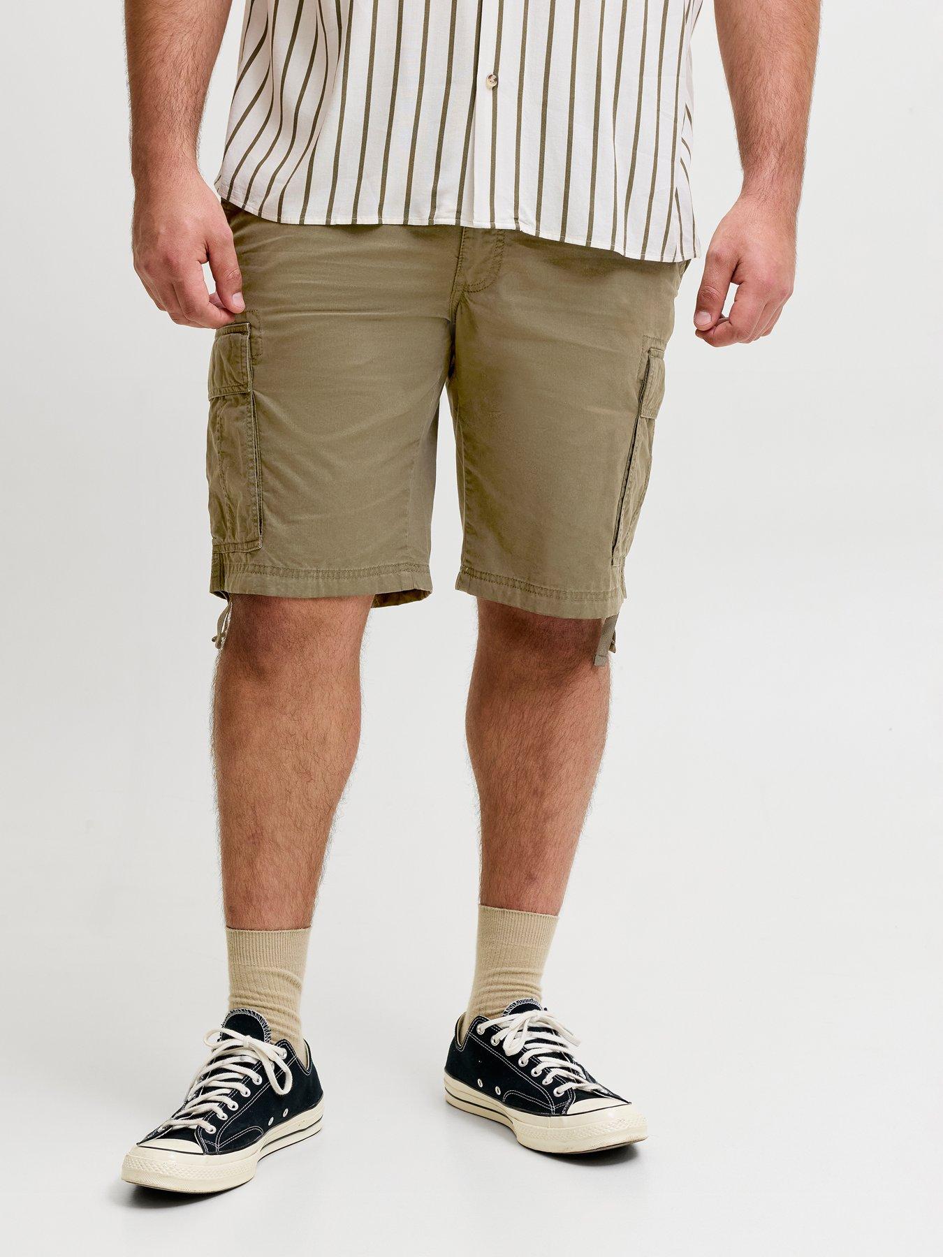 Image 1 of 5 of Jack & Jones Plus Cole Frank Cargo Shorts - Khaki