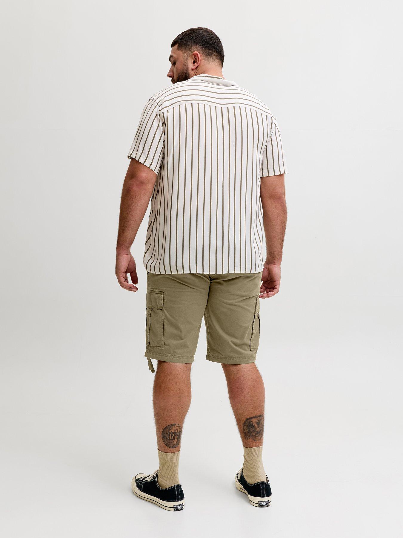 Image 2 of 5 of Jack & Jones Plus Cole Frank Cargo Shorts - Khaki