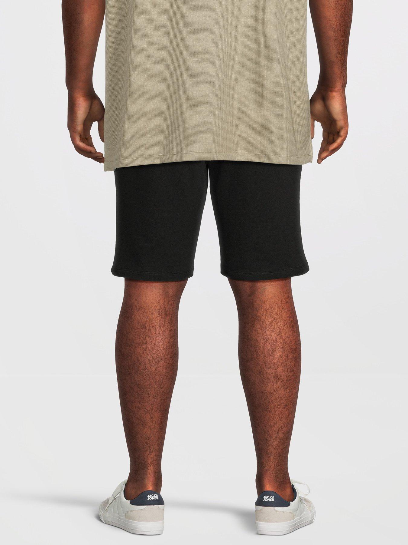 Image 2 of 5 of Jack & Jones Plus Gordon Archive Sweat Shorts - Black