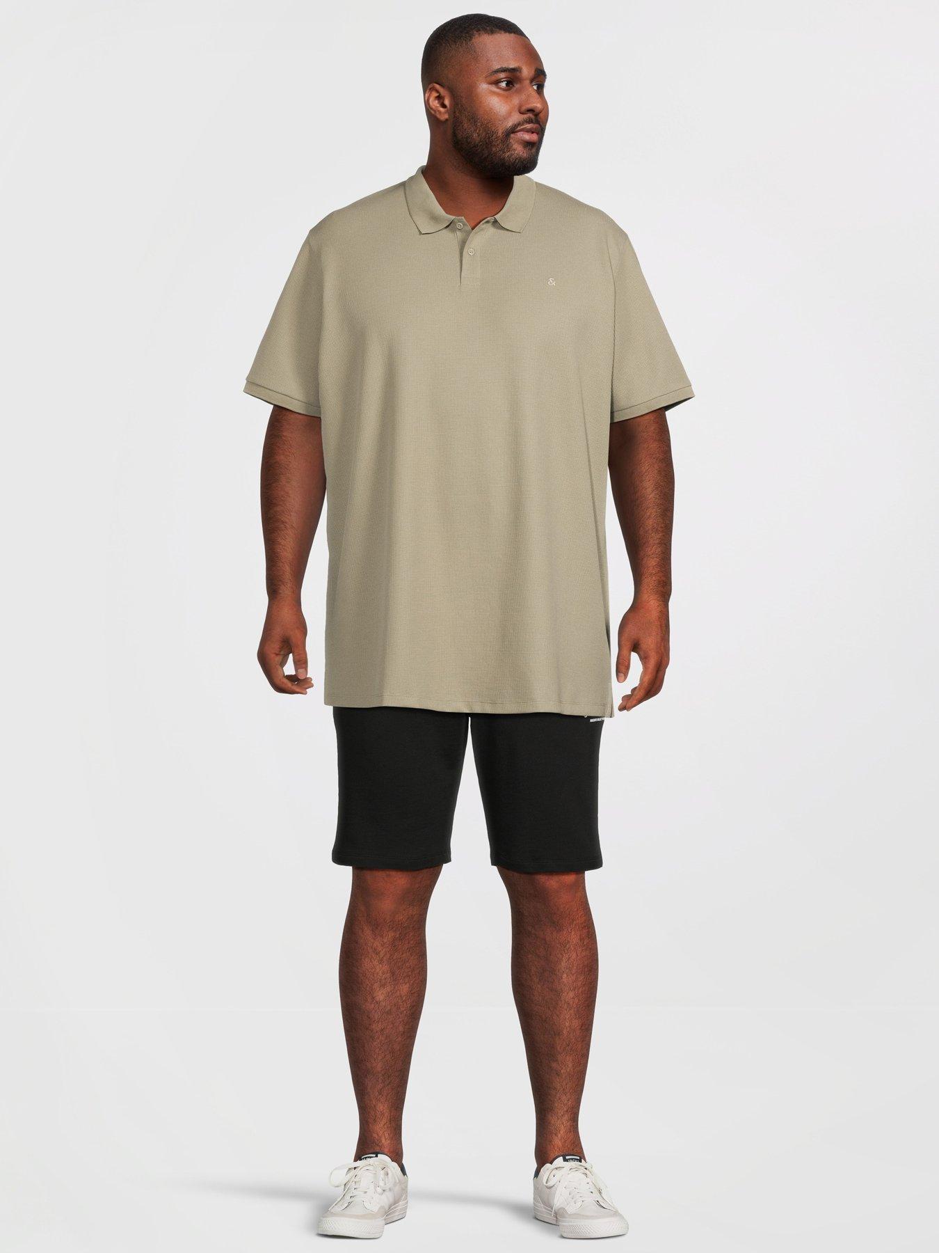 Image 3 of 5 of Jack & Jones Plus Gordon Archive Sweat Shorts - Black