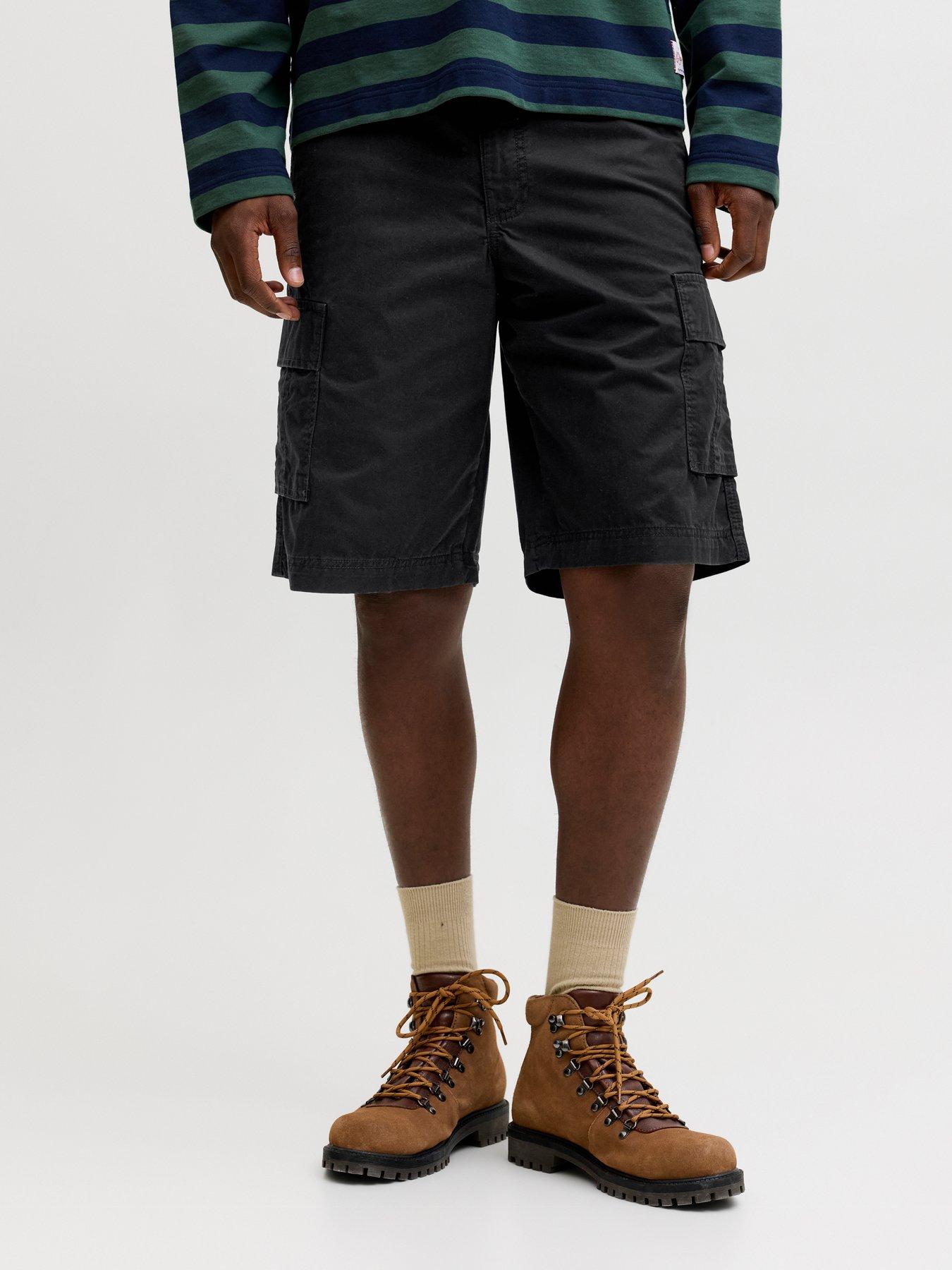 Image 2 of 7 of Jack & Jones Matty Cargo Shorts 2Pk - Black