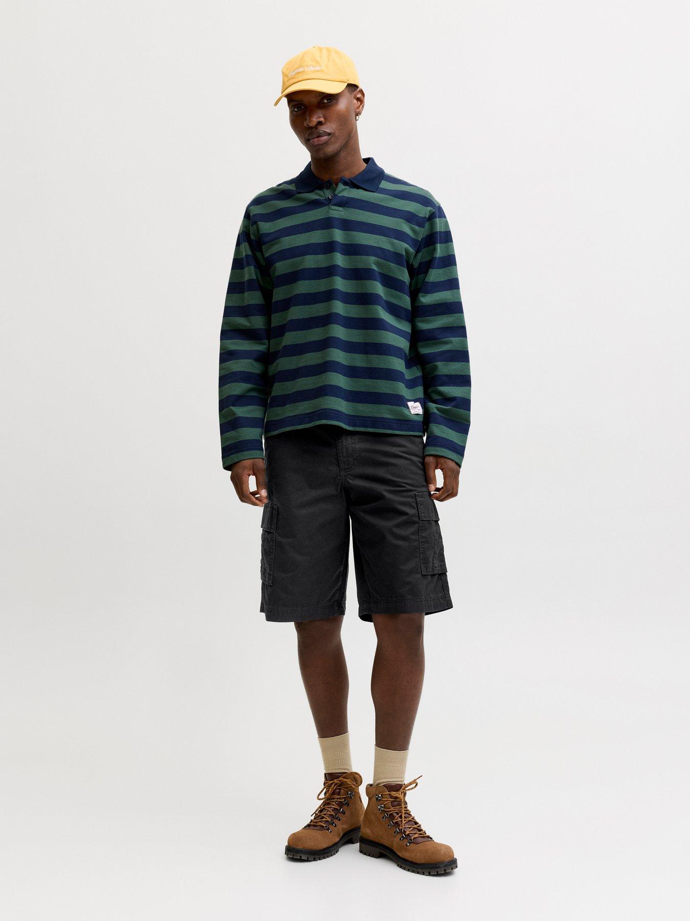 Image 4 of 7 of Jack & Jones Matty Cargo Shorts 2Pk - Black