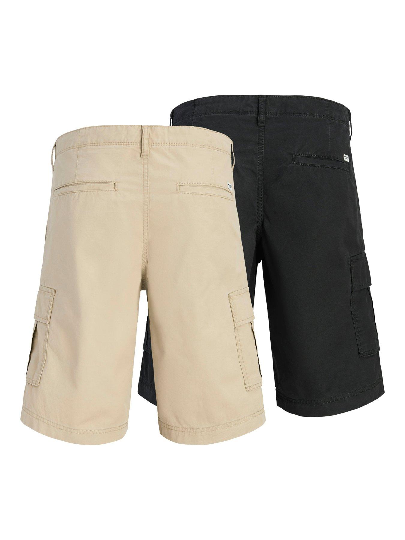 Image 7 of 7 of Jack & Jones Matty Cargo Shorts 2Pk - Black