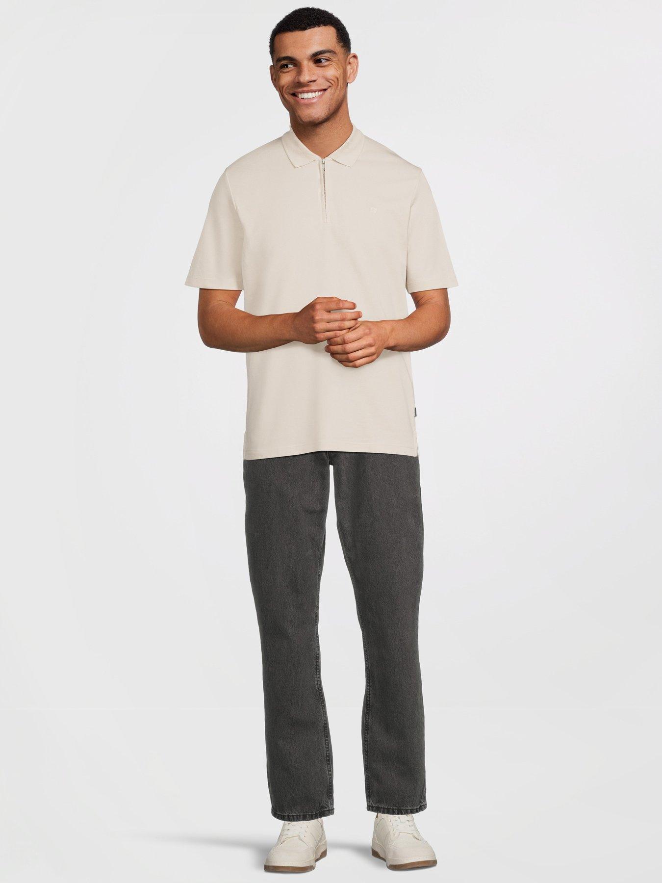 Image 4 of 5 of Jack & Jones Short Sleeve Zip Polo 2Pk - Green