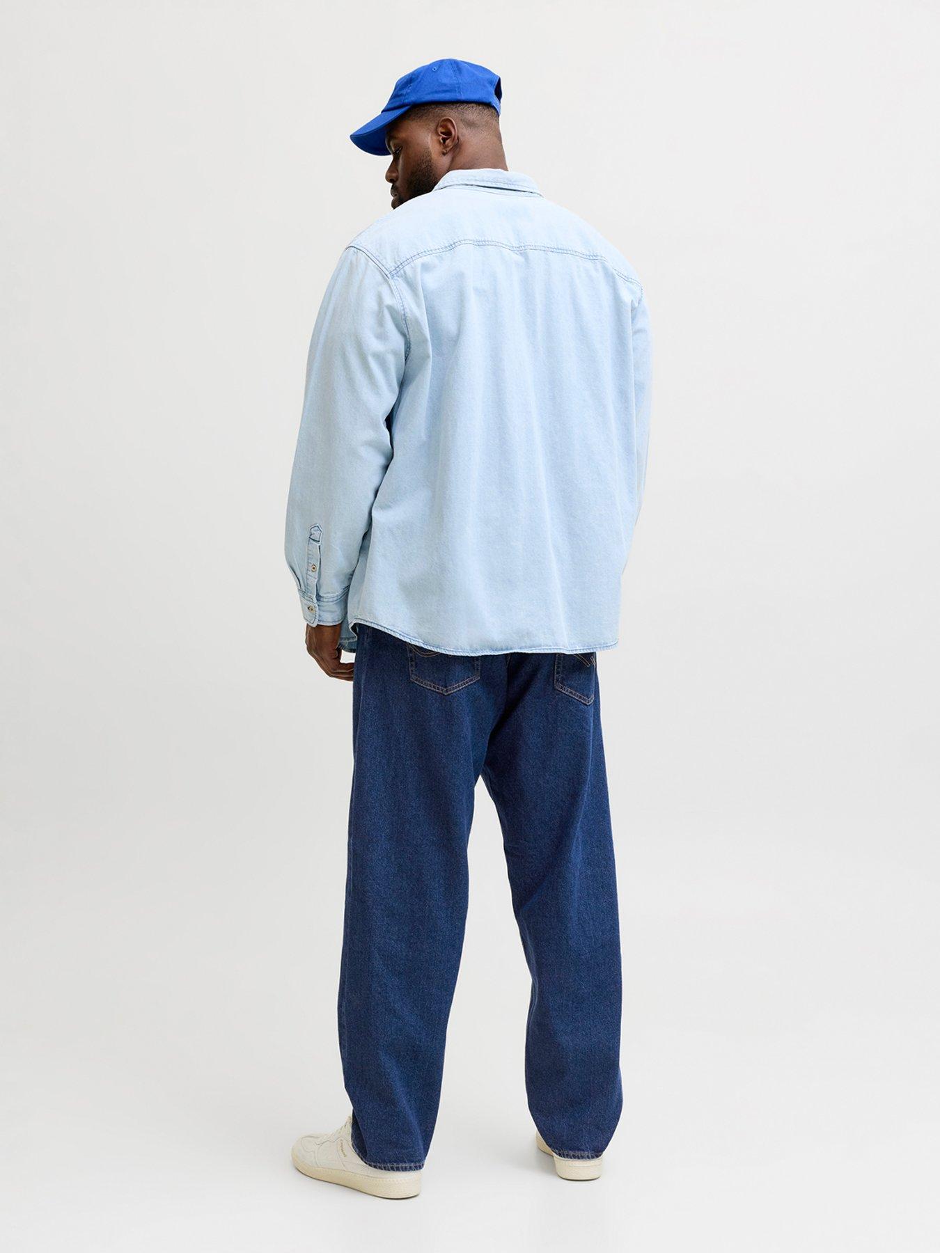 jack-jones-plus-chris-original-637-straight-fit-jeans-bluestillFront