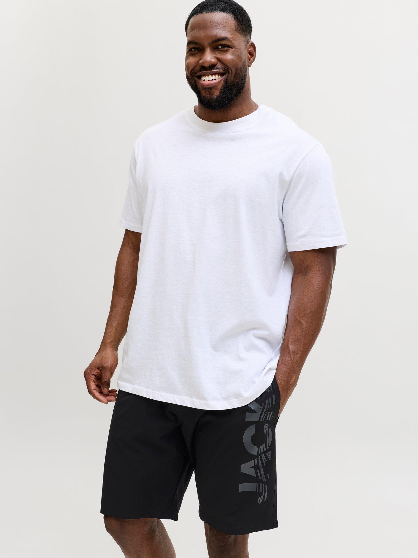 Jack & Jones Jack  &  Jones Plus Maui Wave Logo Swim Shorts