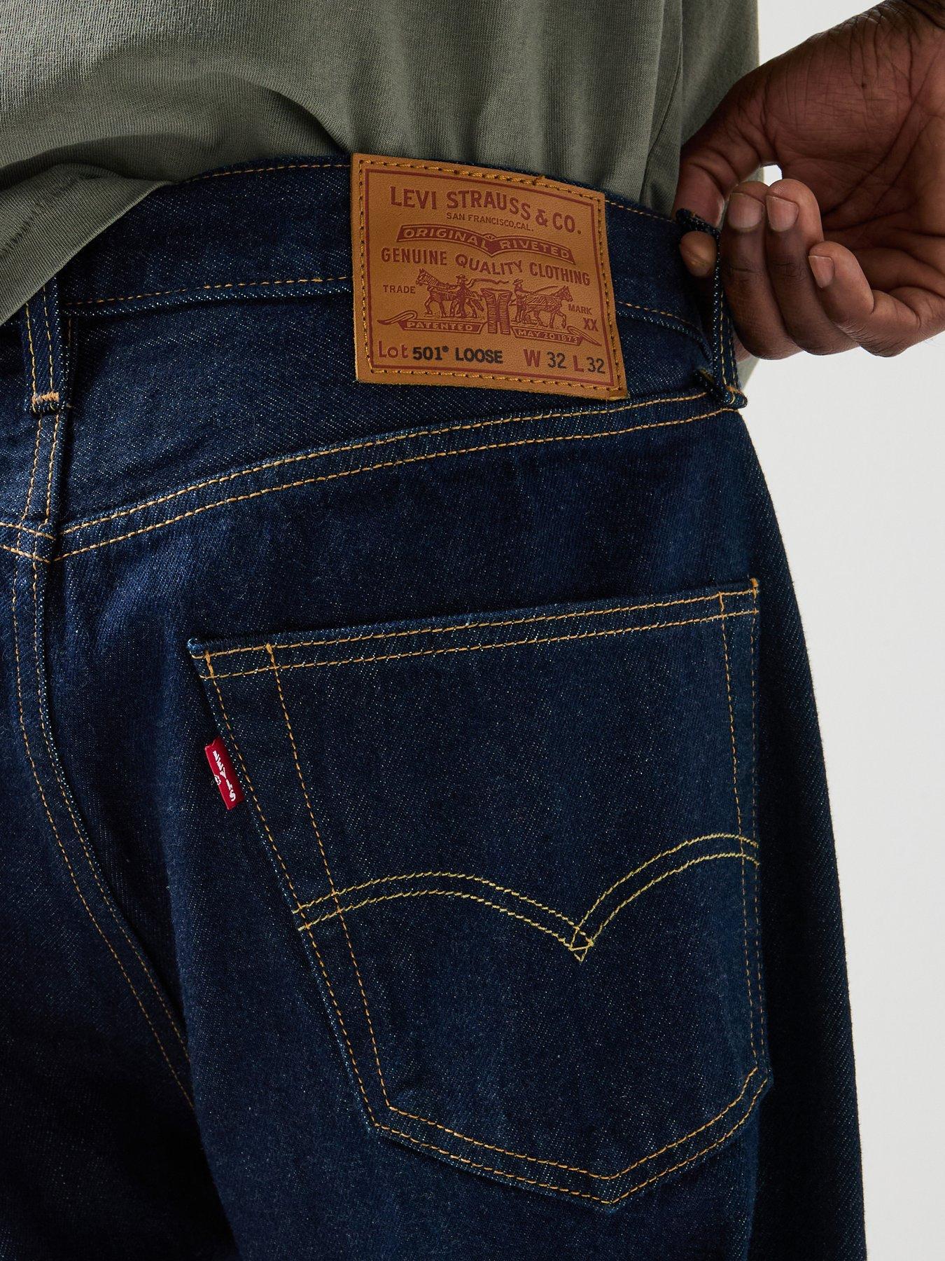 Image 5 of 6 of Levi's 501 Loose Fit Jean - Keep It Forever Rinse - Dark Blue