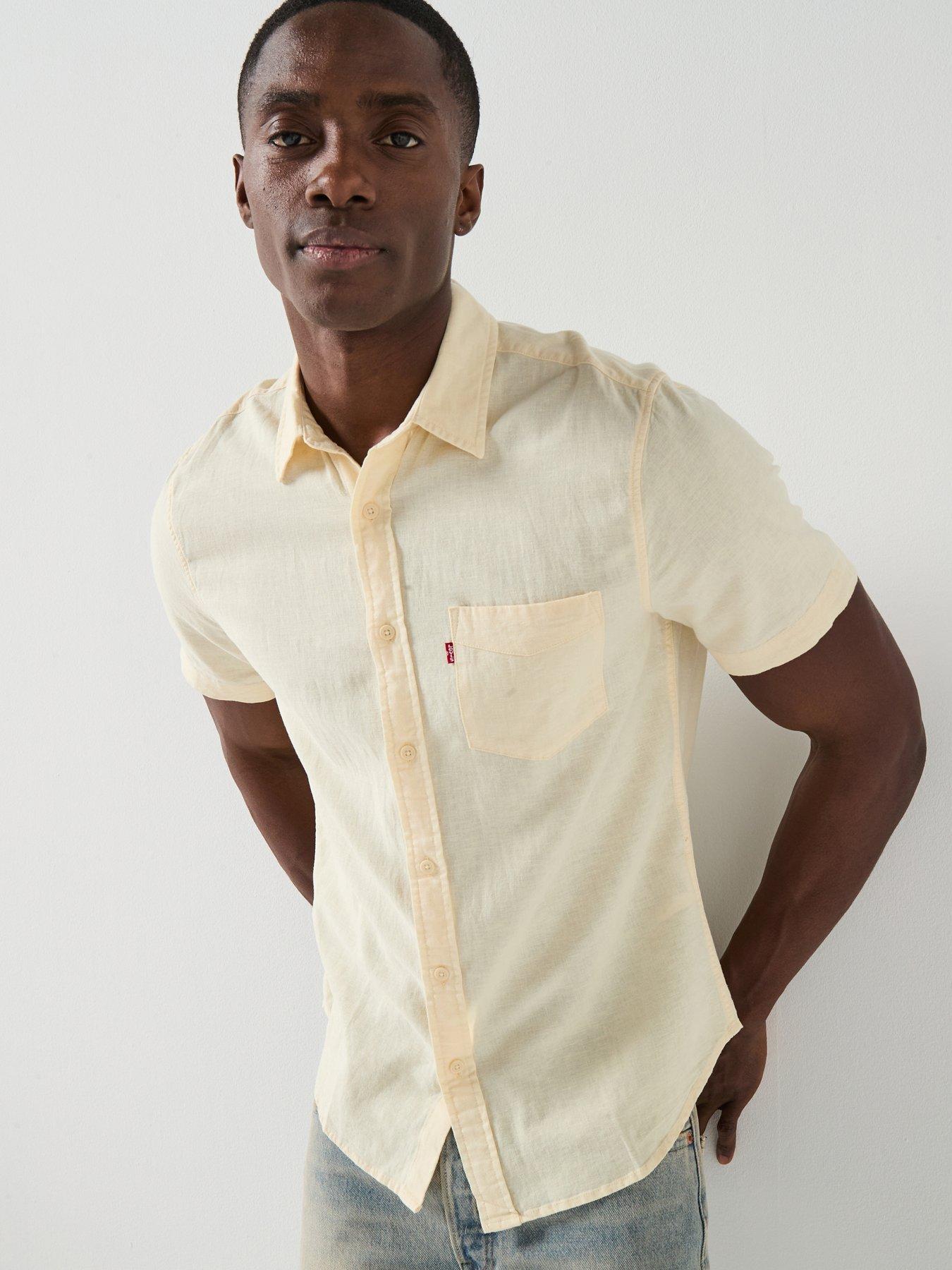 Levi's Sunset Short Sleeve Shirt - Yellow