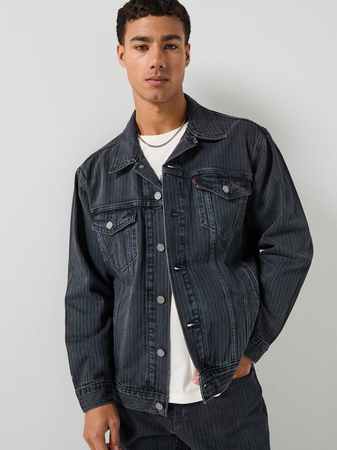 levis-relaxed-fit-stripe-denim-trucker-jacket-black