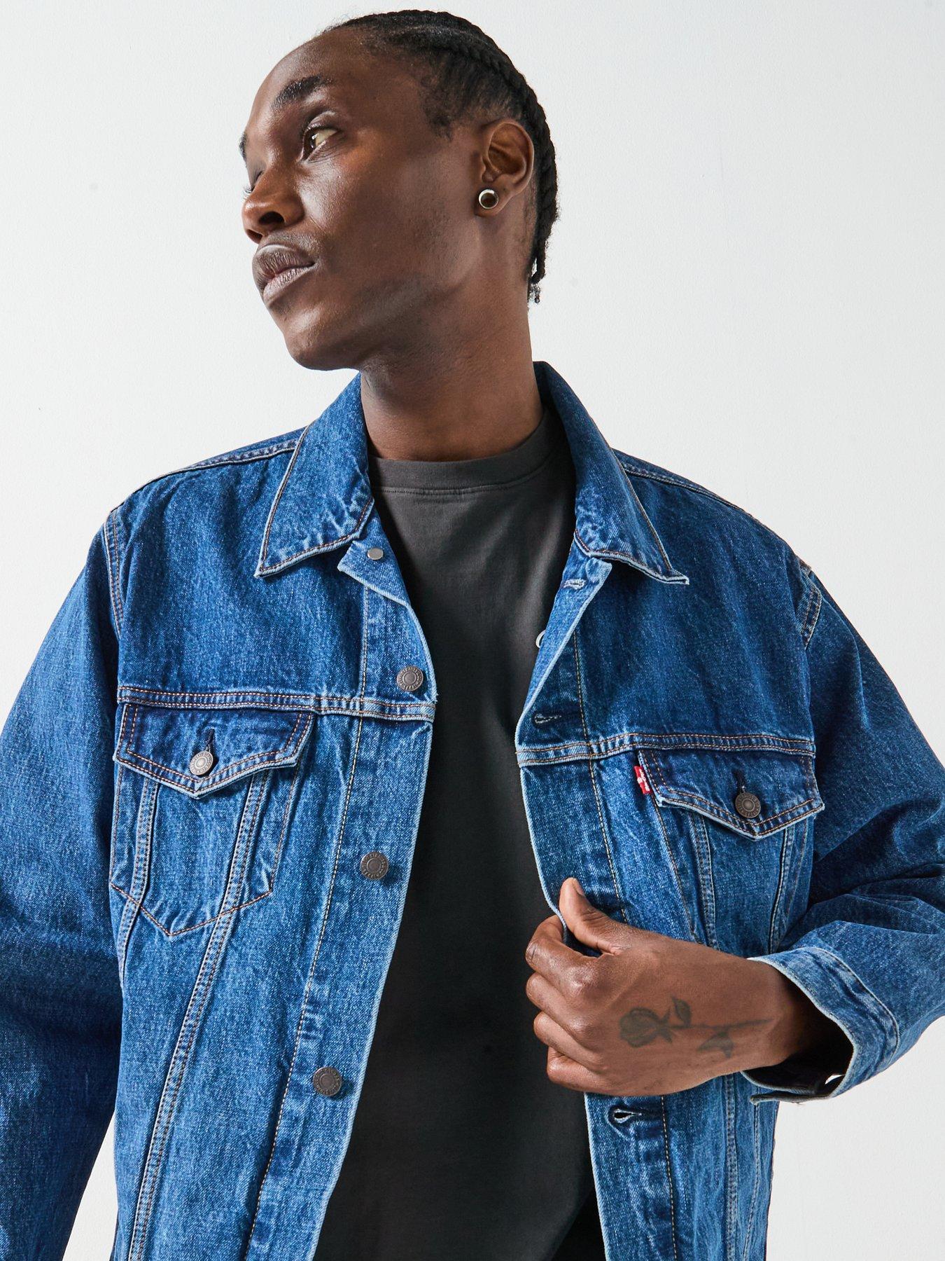 Image 5 of 6 of Levi's Relaxed Fit Denim Trucker Jacket - Blue