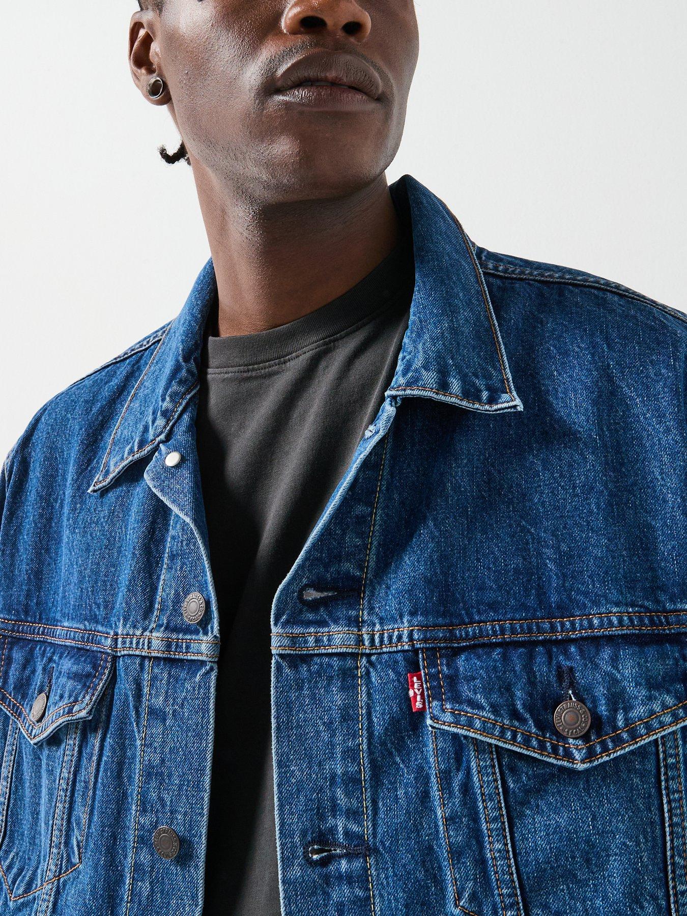 Image 6 of 6 of Levi's Relaxed Fit Denim Trucker Jacket - Blue