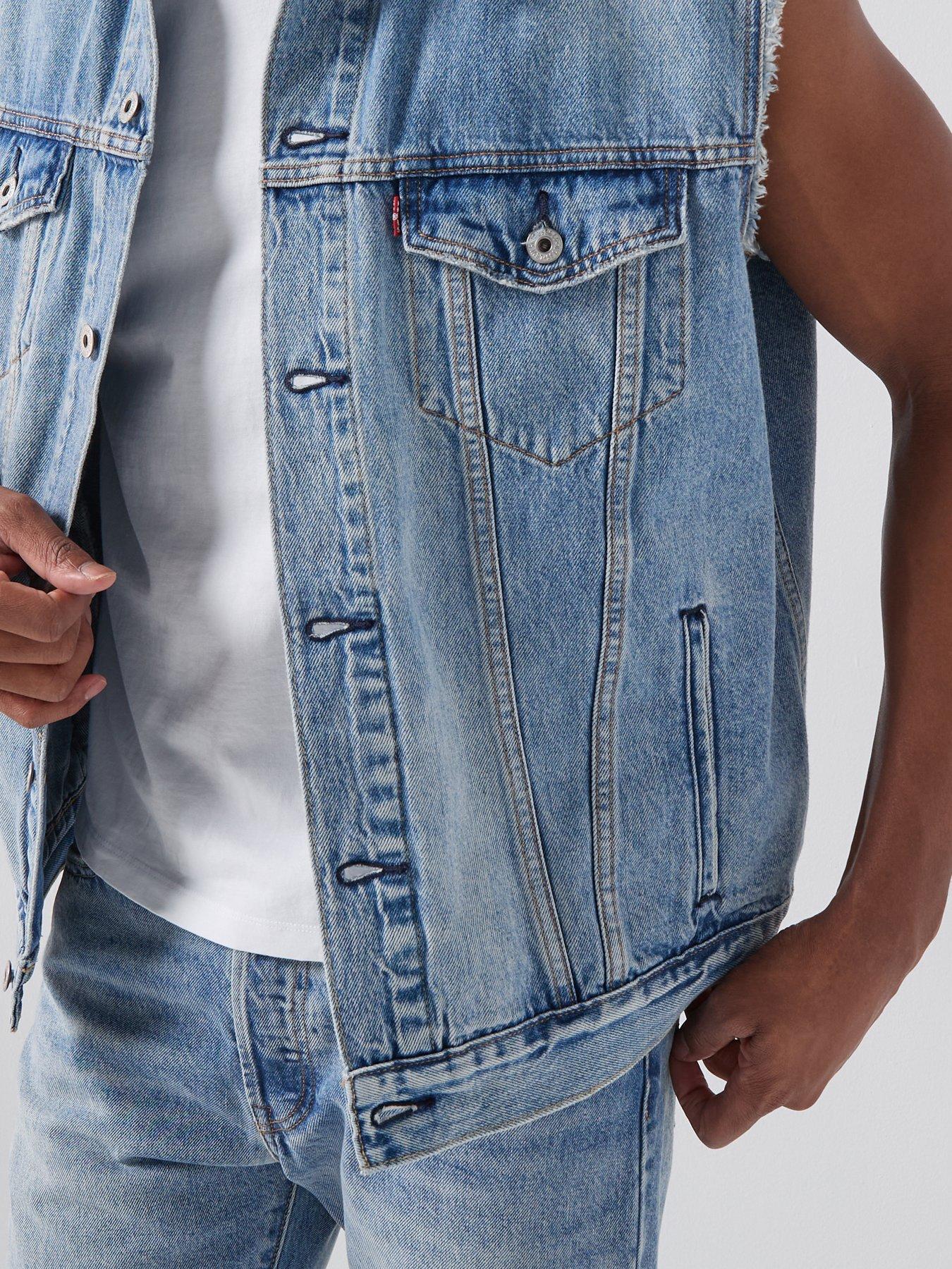 Image 4 of 4 of Levi's Levi's Relaxed Fit Denim Trucker Vest
