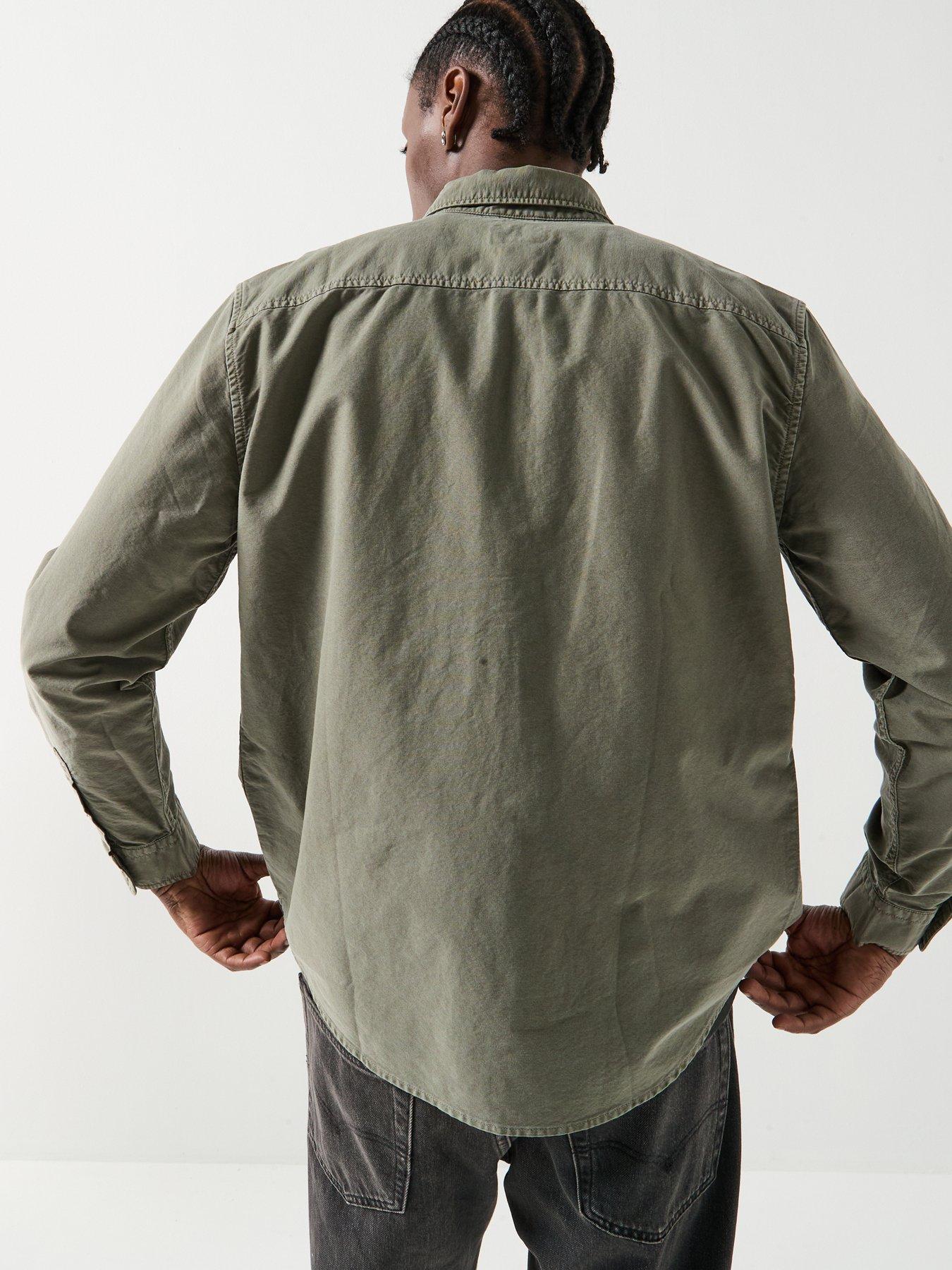 Image 2 of 6 of Levi's Authentic Long Sleeve Button Down Shirt - Khaki